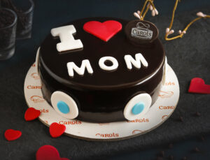 I Love You Mom Chocolate Truffle Cake 